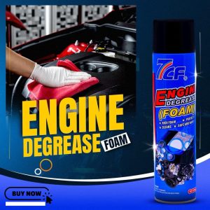 7CF Engine Degreaser Foam 650ml – Powerful Engine Cleaner Spray