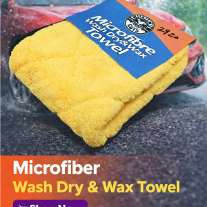 Premium Microfibre Towel – 40x40CM 800 g-s-m Wash, Dry & Wax Cleaning Cloth for Car Care
